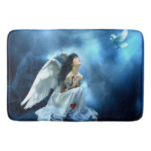 Tapis de bain d'art d'ange