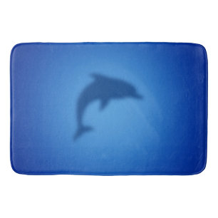 Tapis De Bain Dauphin bleu