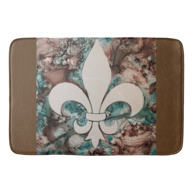 Tapis de bain de Fleur De Lis (Devant)