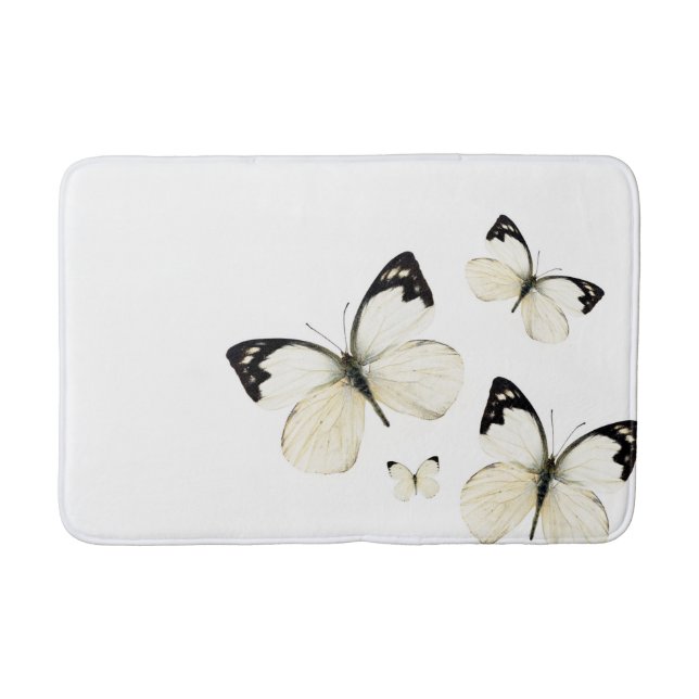 Tapis de bain de Flutterby albinos (Devant)