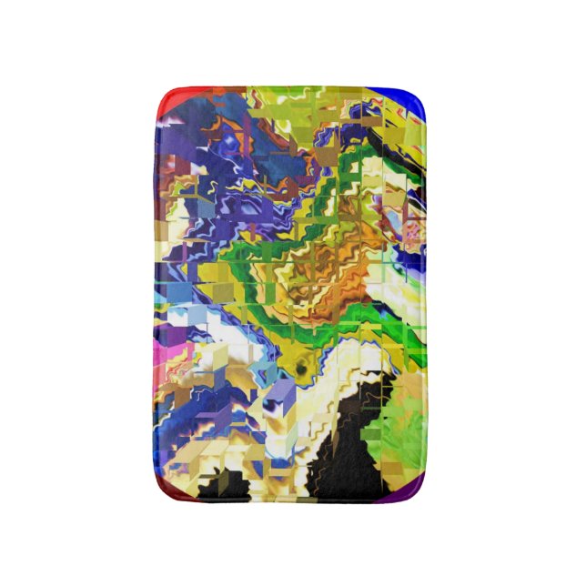 Tapis de bain de graphiques de FineArt de tapis de (Devant (Vertical))