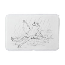 tapis de bain de grenouille