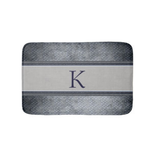 Tapis de bain de monogramme d'étoiles