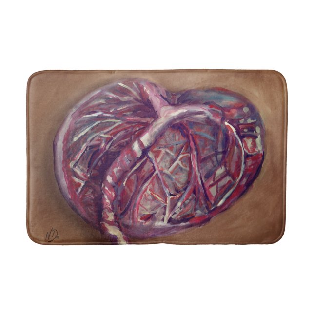 Tapis de bain de placenta - doulas, sages-femmes, (Devant)