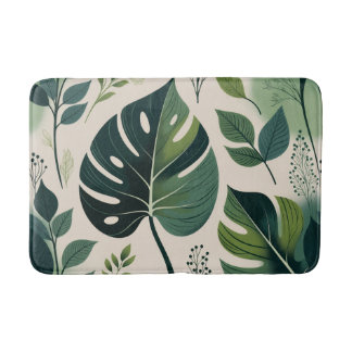 Tapis de bain de retraite botanique