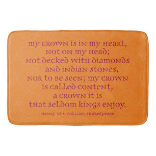 Tapis de bain de Shakespeare