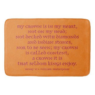 Tapis de bain de Shakespeare