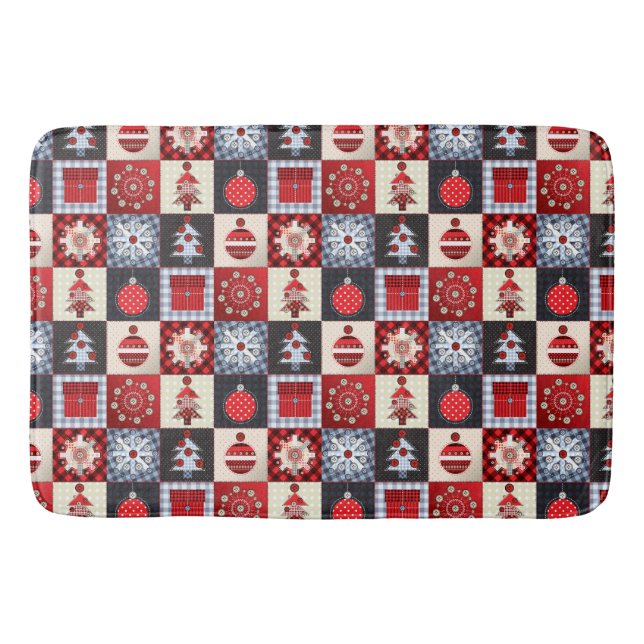 Tapis De Bain Décor de Noël (Devant)