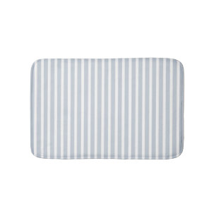 Tapis De Bain Décor simple à double face en rayures et cage