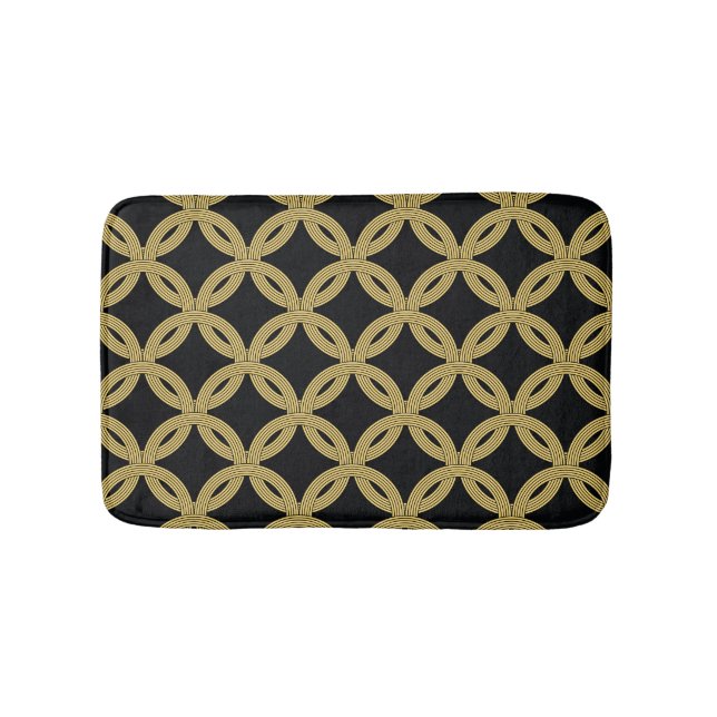 Tapis De Bain Décoration Art Déco Ornement sans Seamless (Devant)