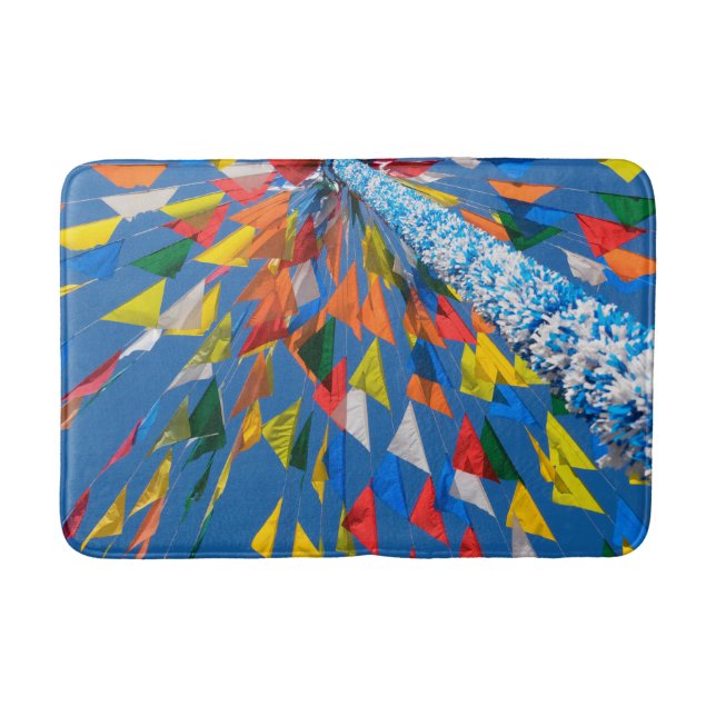 Tapis De Bain Décoration du drapeau triangulaire (Devant)