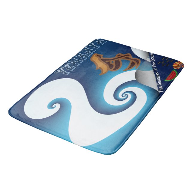 Tapis De Bain Déesse Yémanya De L'Océan (Angle)