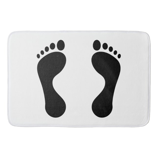 Tapis de bain d'empreinte de pas (Devant)