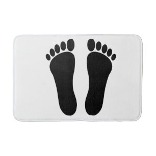 TAPIS DE BAIN D'EMPREINTES DE PAS