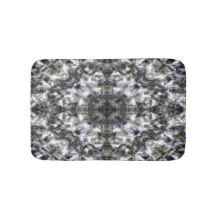Tapis De Bain Dentelle argentée