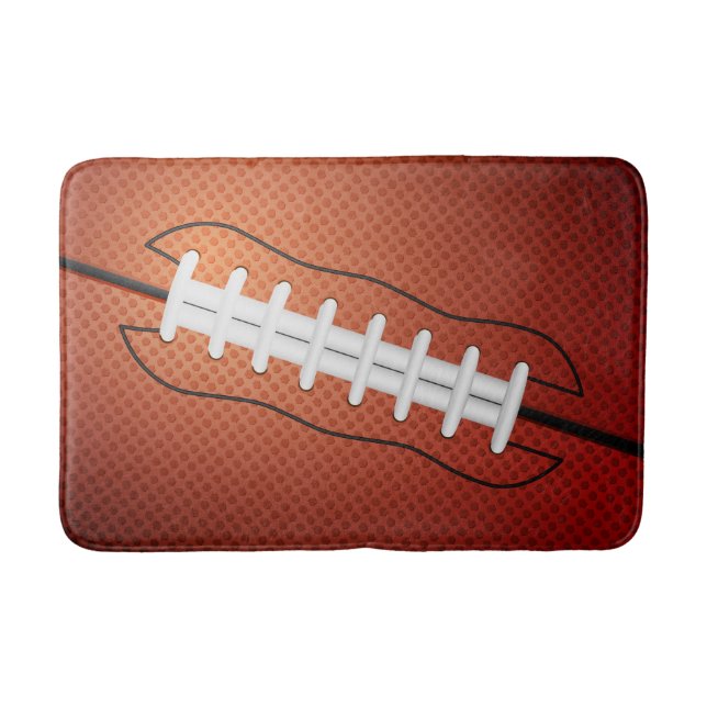 Tapis De Bain Dentelles du football (Devant)