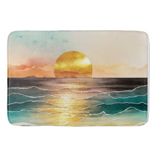 Tapis De Bain Design de la gamme Watercolor Beach 3