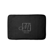 Design élégant de monogramme noir