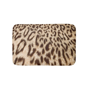 Tapis De Bain Design moderne de fourrure Leopard