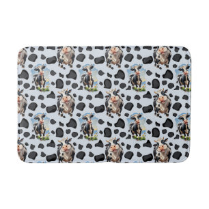 Tapis De Bain Design Motif animal de vache