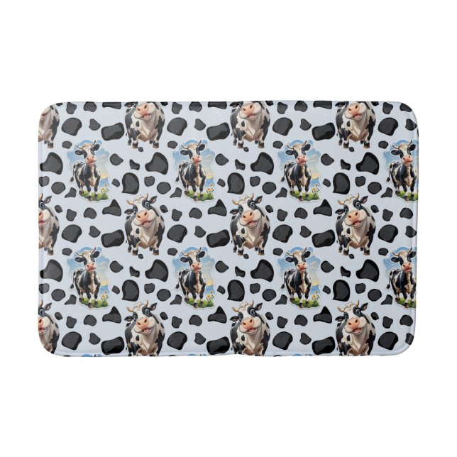 Tapis De Bain Design Motif animal de vache (Devant)