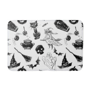 Tapis De Bain Design motif d'Halloween