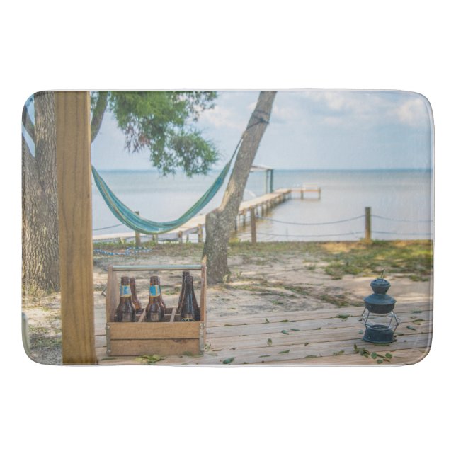 Tapis De Bain Détente sur la photo de plage (Devant)