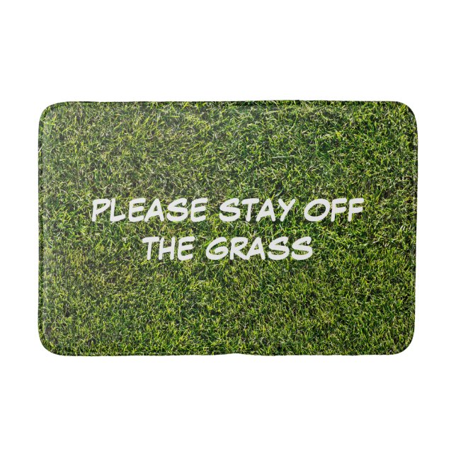 Tapis de bain d'herbe verte (Devant)