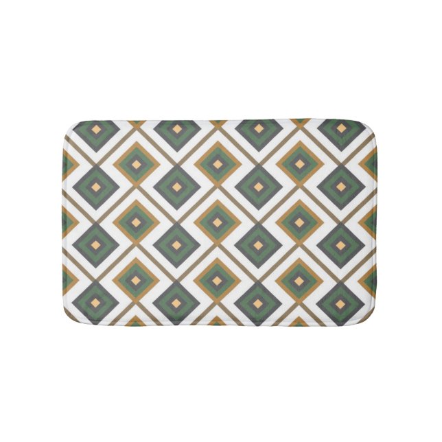 Tapis De Bain Diamante en vert (Devant)