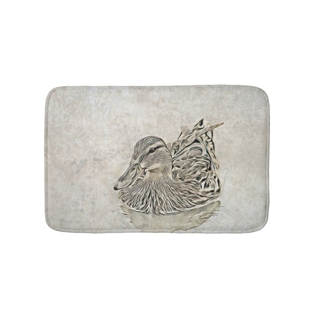 Tapis De Bain Digital Duck Art (Devant)