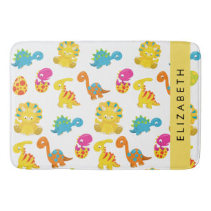 Tapis De Bain Dinosaures Mignons, Motif Des Dinosaures, Votre No