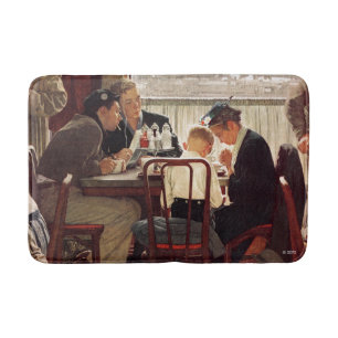 Tapis De Bain Dire grâce par Norman Rockwell