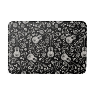 Tapis De Bain Disney Pixar Coco  Guitare et Motif Rose