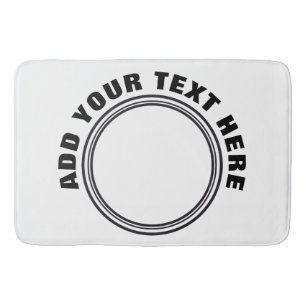 Tapis De Bain do-it-yourself - Ajoutez votre propre signe, photo