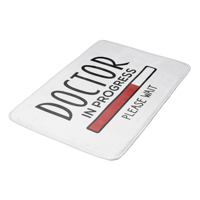 Tapis De Bain Docteur étudiant en médecine en cours (Angle)