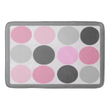 Dots funky/Fuzzy gris rose