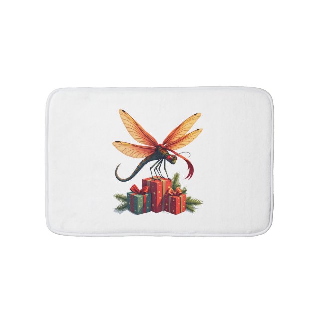 Tapis De Bain Dragonfly enveloppée de cadeaux (Devant)