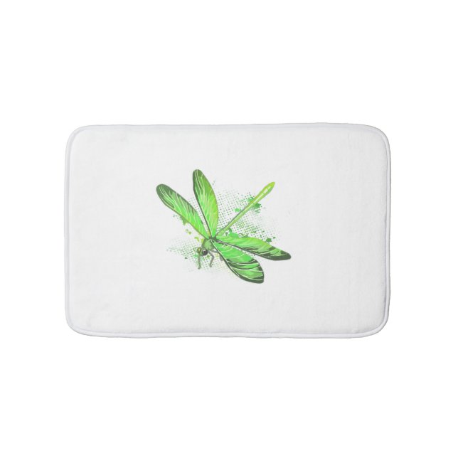Tapis De Bain Dragonfly vert (Devant)