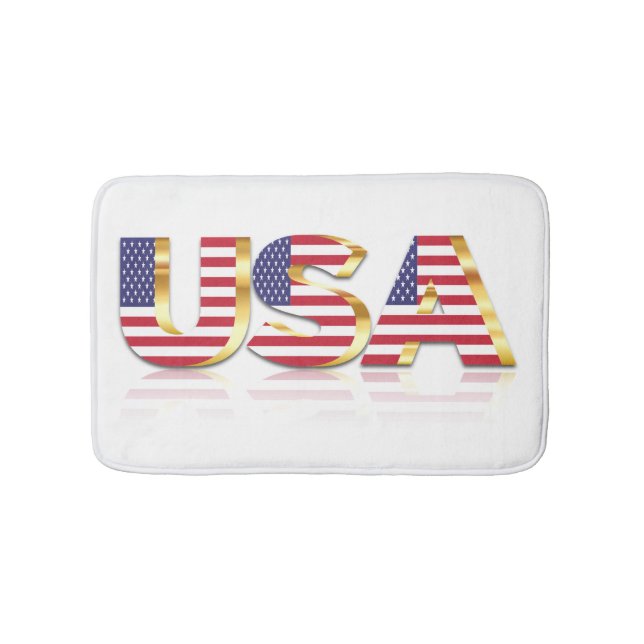 Tapis De Bain Drapeau américain de bain (Devant)