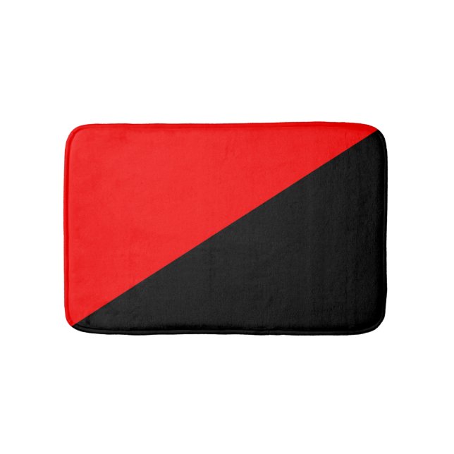 Tapis De Bain Drapeau anarchiste (Devant)