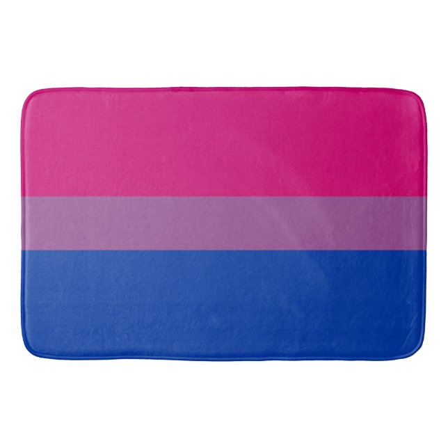 Tapis De Bain Drapeau bisexuel grand (Devant)