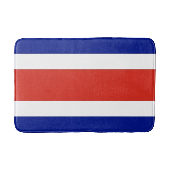 Tapis De Bain Drapeau civil du Costa Rica (Devant)