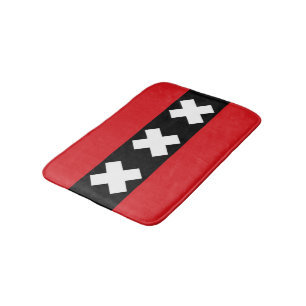 Tapis De Bain Drapeau d'Amsterdam