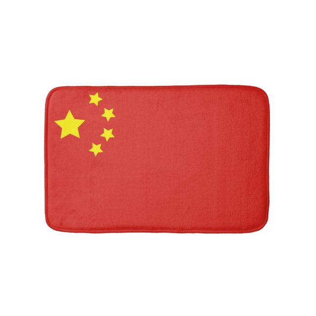 Tapis De Bain Drapeau de la Chine (Devant)