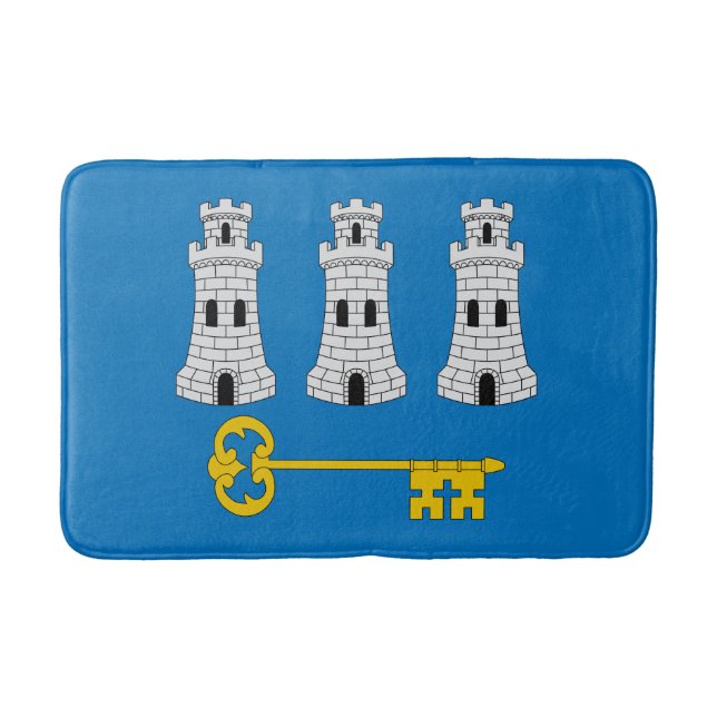 Tapis De Bain Drapeau de La Havane, Cuba Bath Mat (Devant)