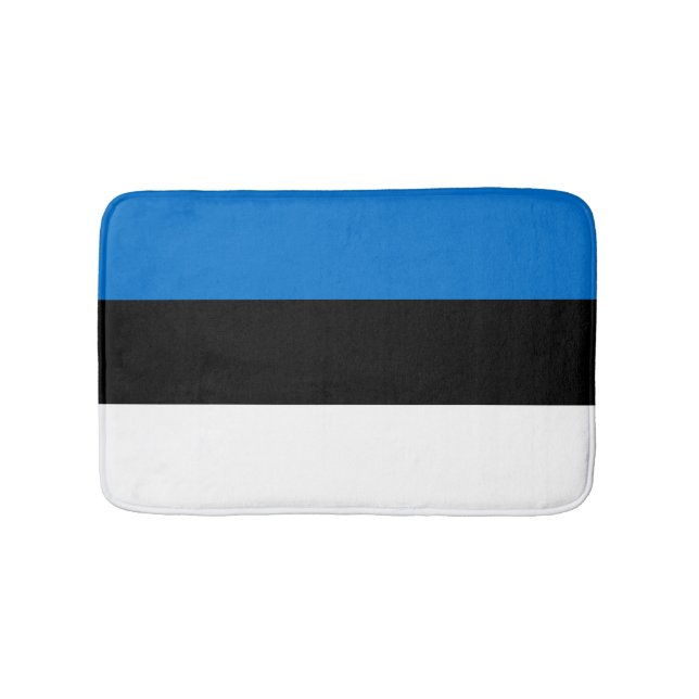 Tapis De Bain Drapeau de l'Estonie (Devant)