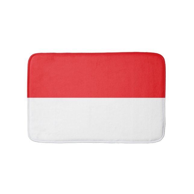 Tapis De Bain Drapeau de l'Indonésie (Devant)