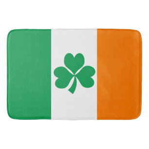 Tapis De Bain Drapeau de l'Irlande Shamrock