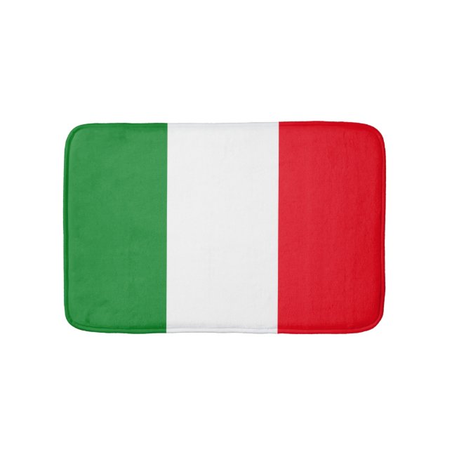 Tapis De Bain Drapeau de l'Italie (Devant)