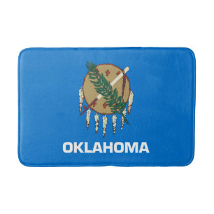 Tapis De Bain Drapeau de l'Oklahoma